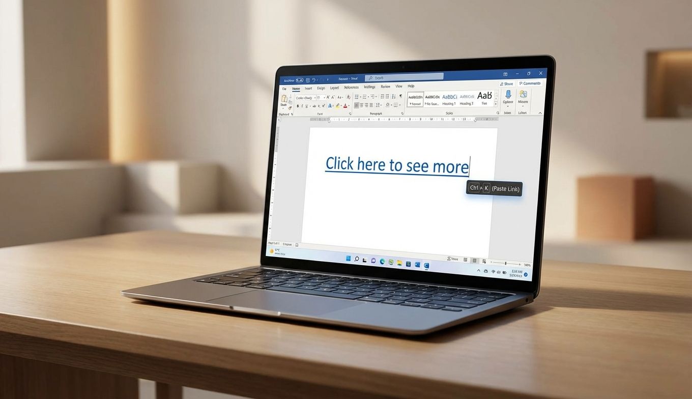 New Microsoft Word Hyperlink Shortcut: Paste Links Instantly