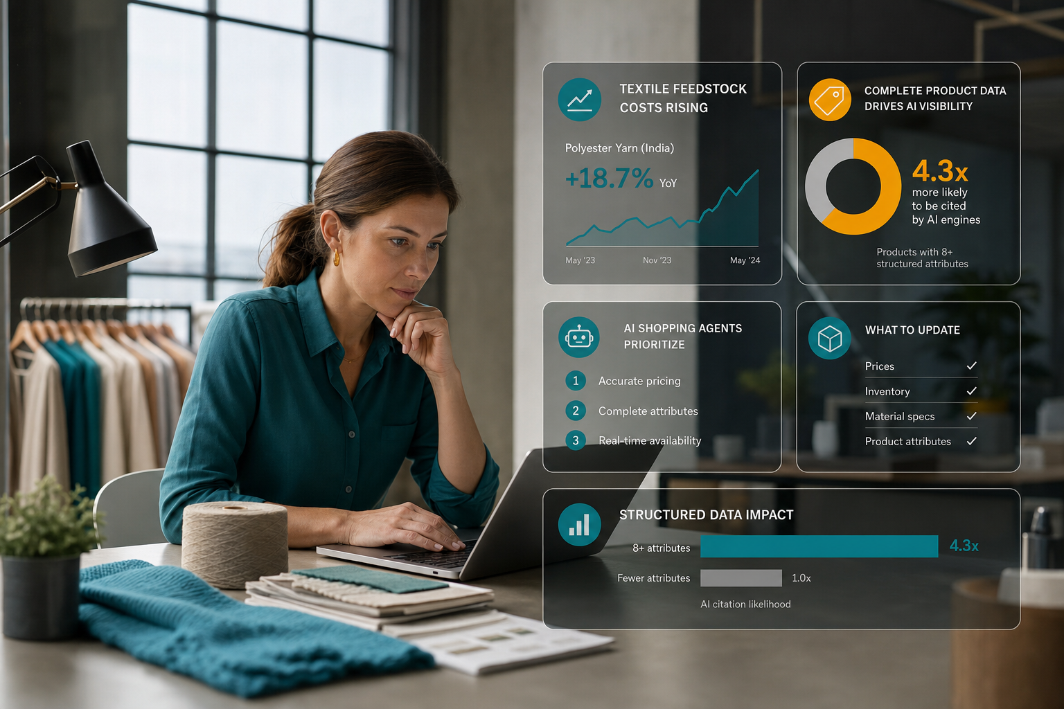 How Do Rising Textile Costs Affect Your Shopify Store's AI Visibility?