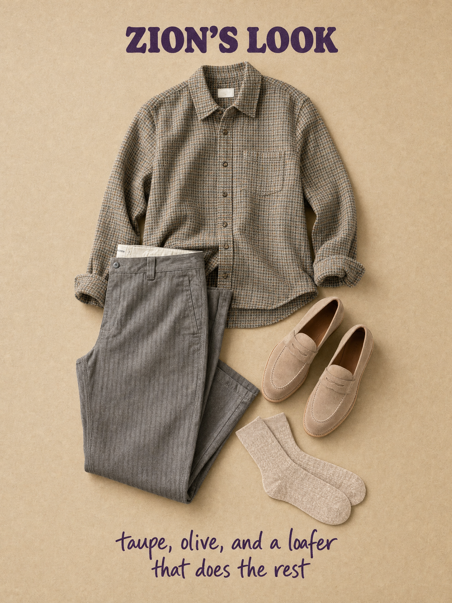 Fit grid showing all four Comfort Performer pieces