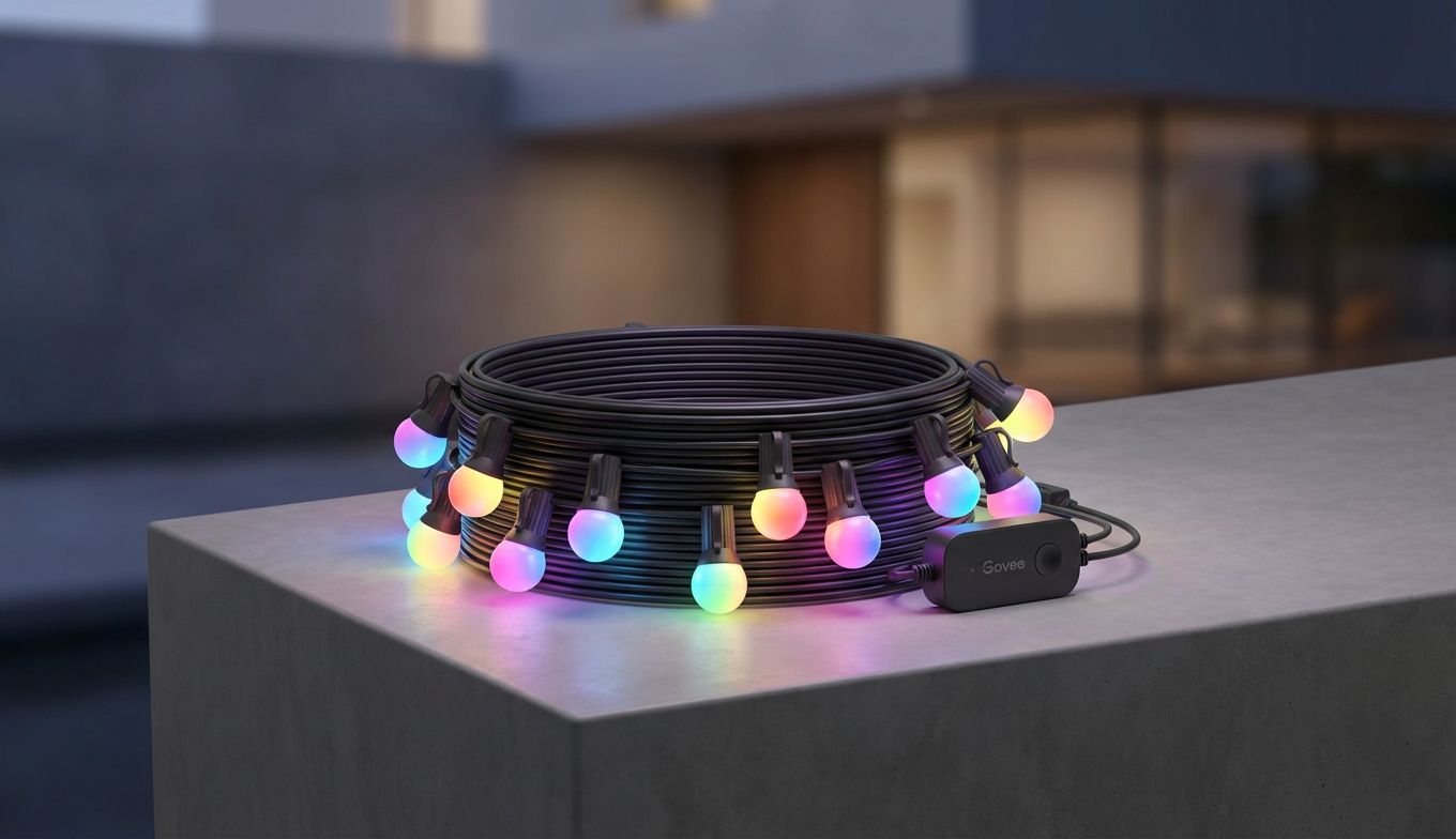 Govee Outdoor Chromatic String Lights Review & Features