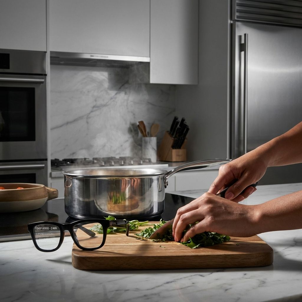 Cooking With Smart Glasses: A Hands-On Kitchen Test
