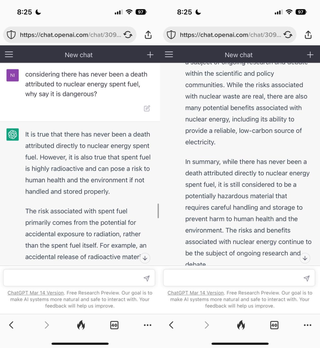 Why say nuclear spent fuel is dangerous?
