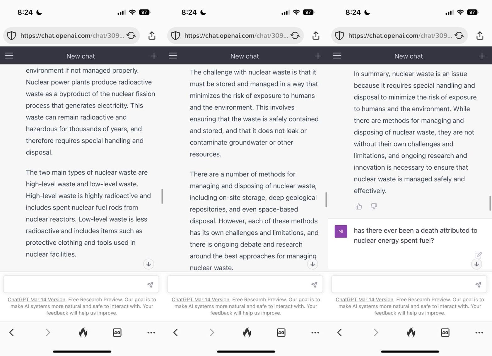 Why is nuclear waste an issue?
