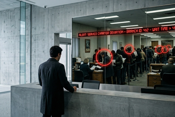 Branch experience inconsistency across the network.