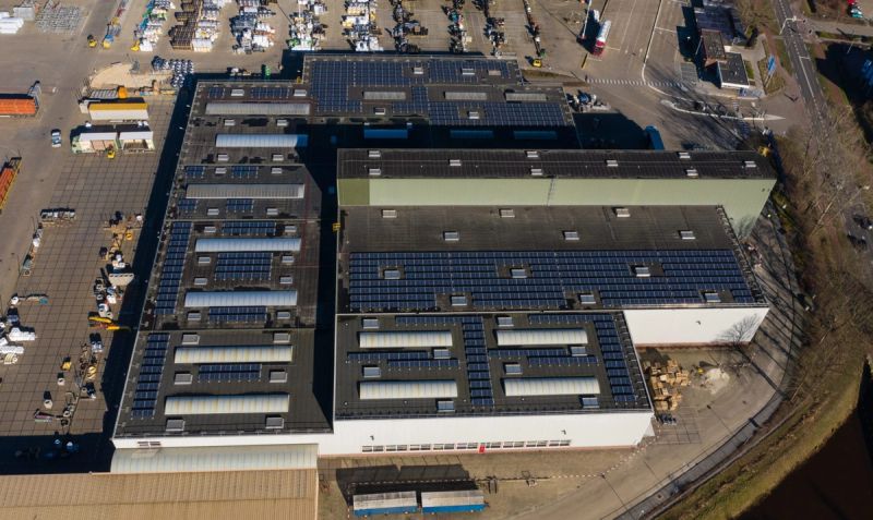 Over 4000 solar panels for Wavin Hardenberg