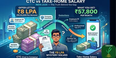 CTC vs Take-Home Salary India 2026 - Why Your ₹8 LPA Job Pays Only ₹57,800/Month