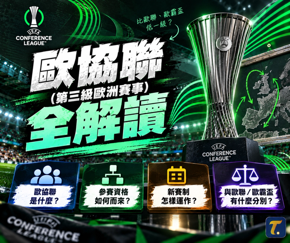 歐協聯是甚麼？與歐聯／歐霸盃的分別、資格與賽制懶人包