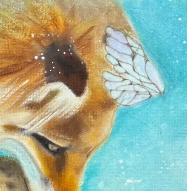 Butterfly wing ear