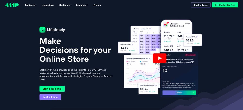 Screenshot of Lifetimely