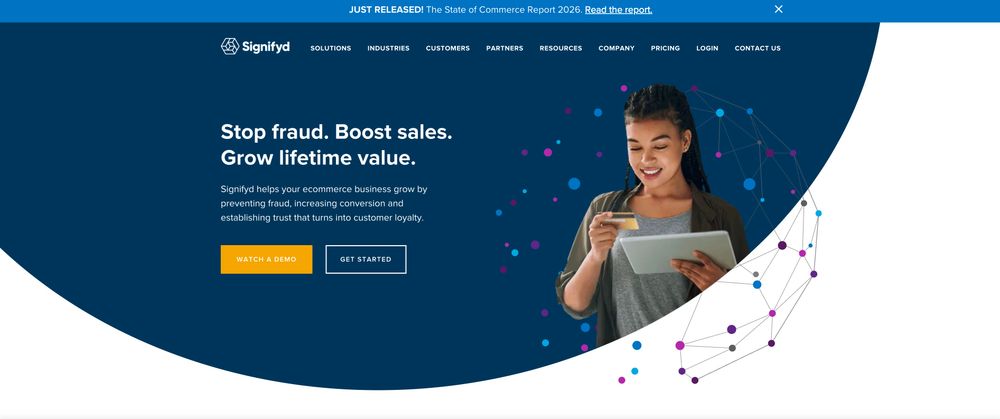 Screenshot of Signifyd