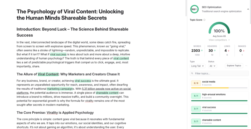 Screenshot of Frase — The Agentic SEO & GEO Platform