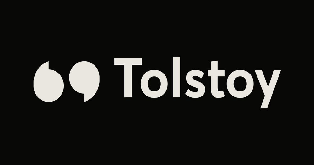 Screenshot of Tolstoy AI Commerce Platform