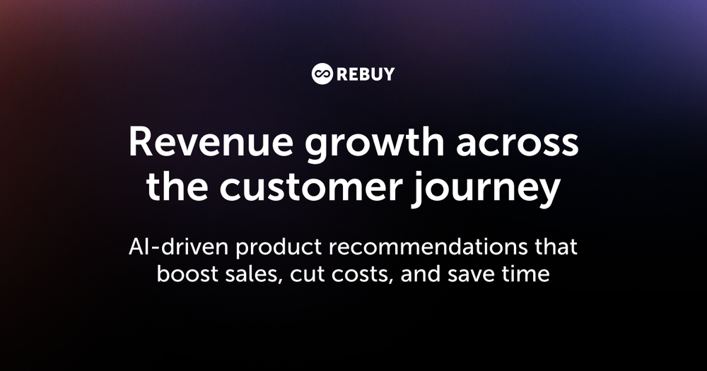 Screenshot of Rebuy - Ecommerce Personalization Platform for Shopify