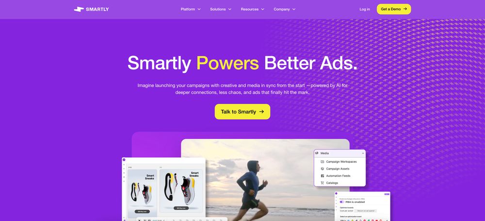 Screenshot of Smartly: AI Advertising Platform
