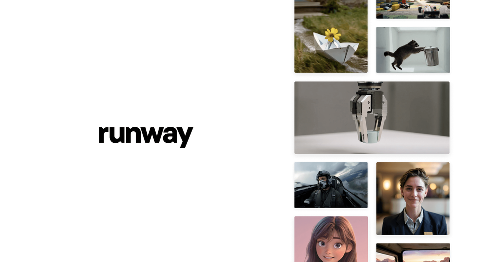 Screenshot of runwayml.com