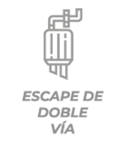 Escape de doble vía