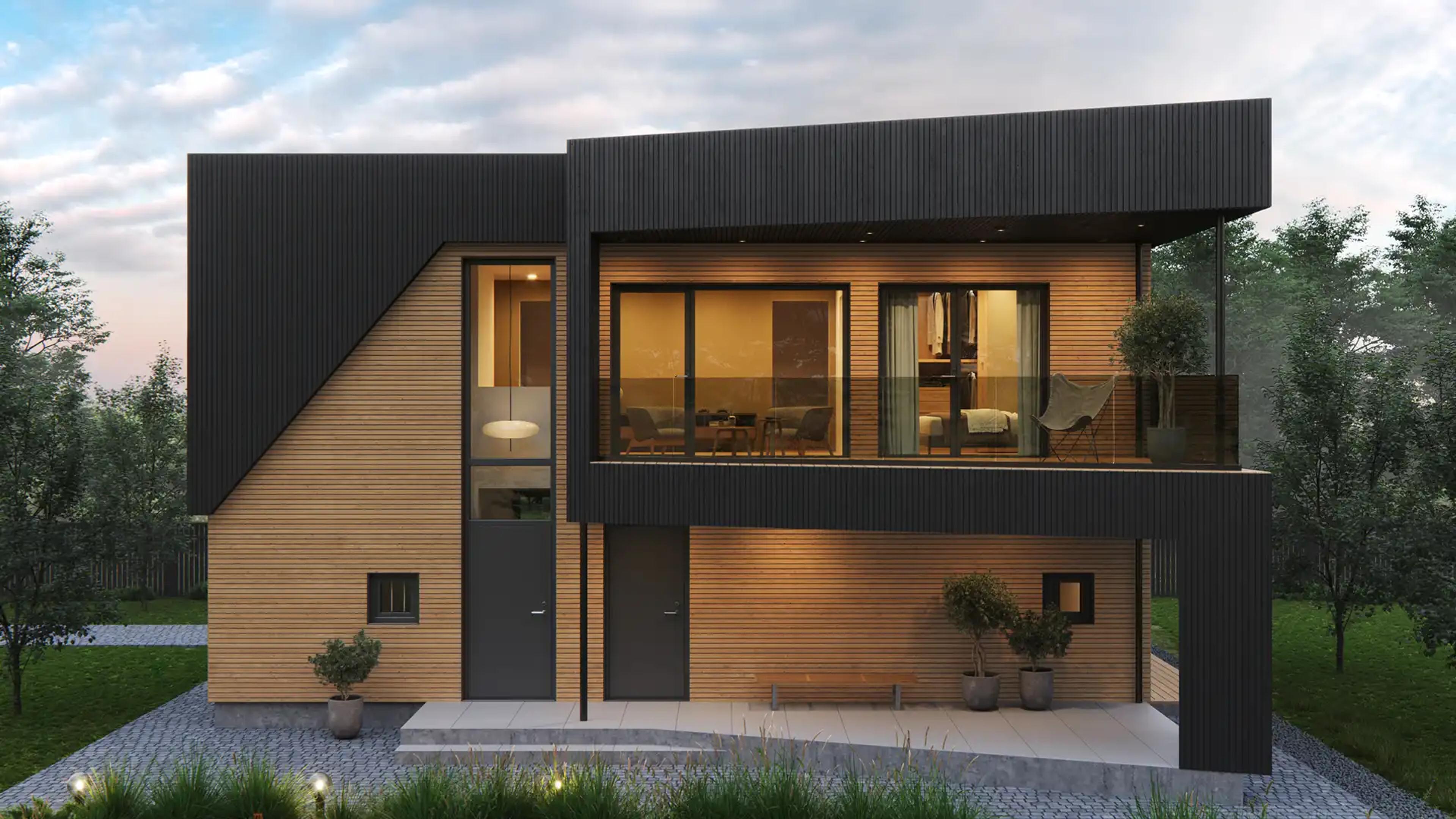 Mesterhus Form 2.0 - arealeffektivt, fleksibelt og moderne hus med mange muligheter