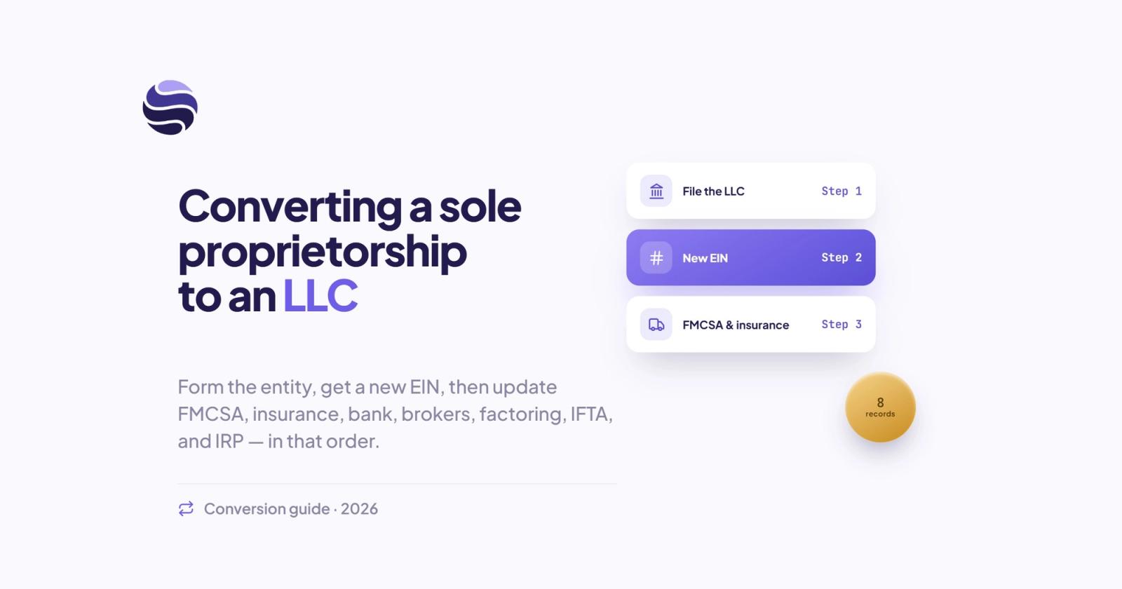 How Do You Convert a Sole Proprietorship to an LLC Mid-Year?