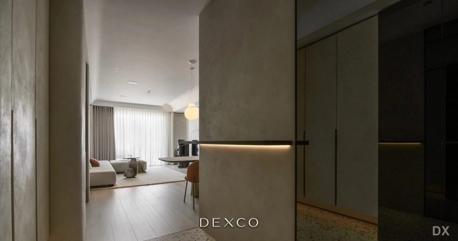 Căn hộ Hải Hà Apartment - phòng khách phong cách hiện đại 02, thiết kế nội thất căn hộ cao cấp Dexco