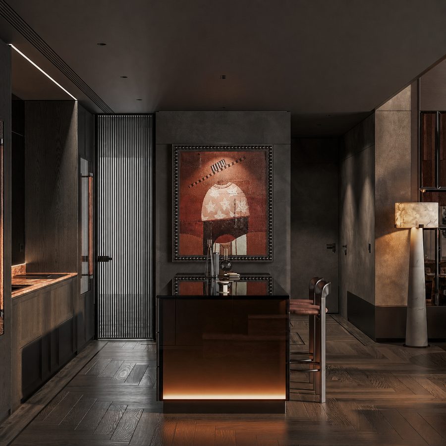 Heritage West Lake 300m² - Sảnh và quầy bar ánh sáng ấm, ảnh 05