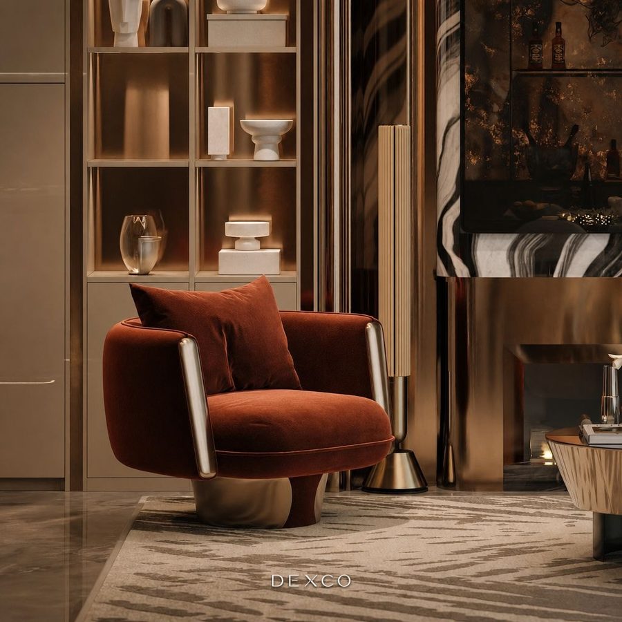 Nguyet House modern luxury amber - Không gian chính 01, thiết kế thi công nội thất cao cấp phong cách Modern luxury amber