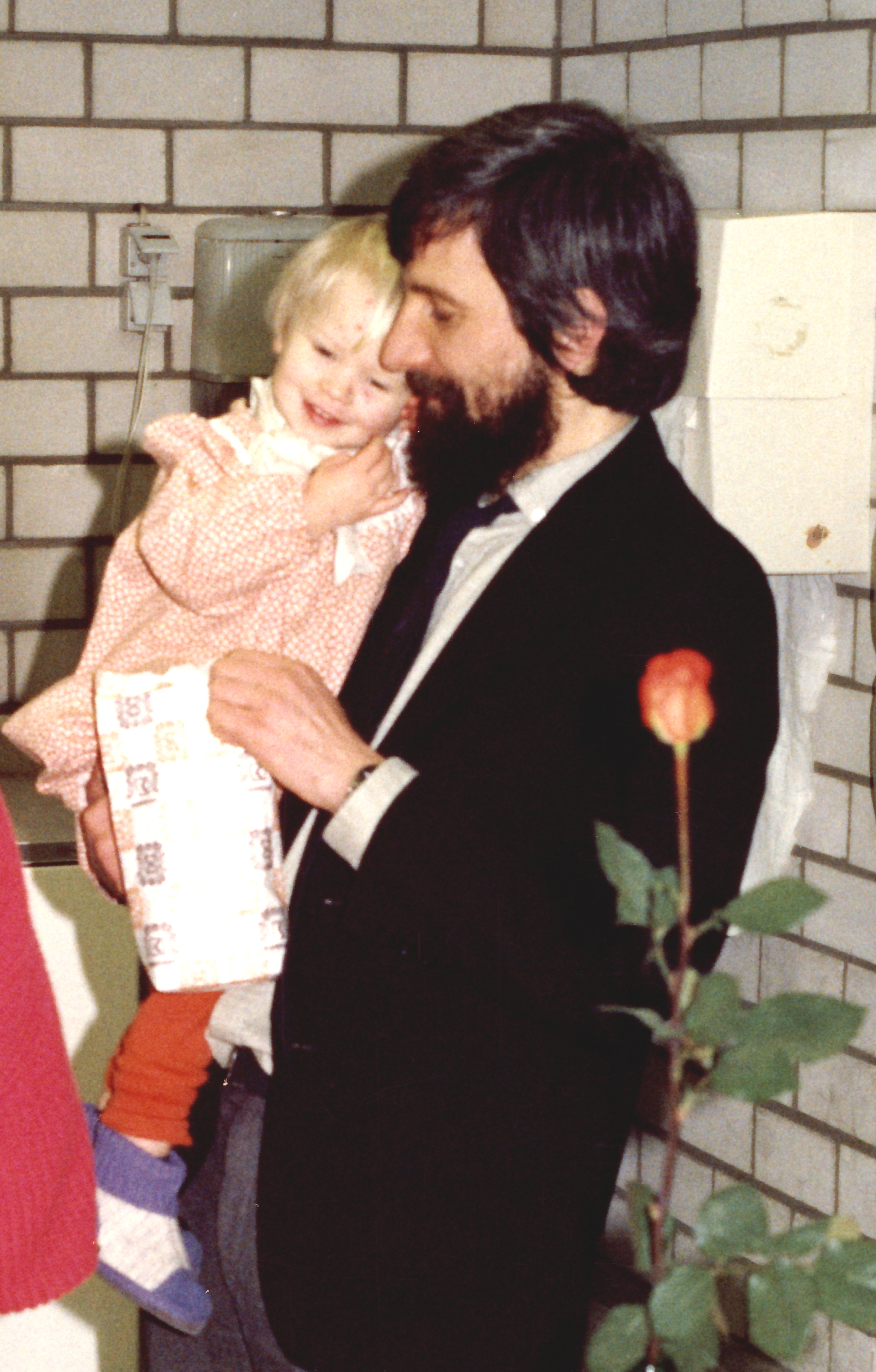 PhD celebration in 1987 with Maximilian Haider`s youngest daughter