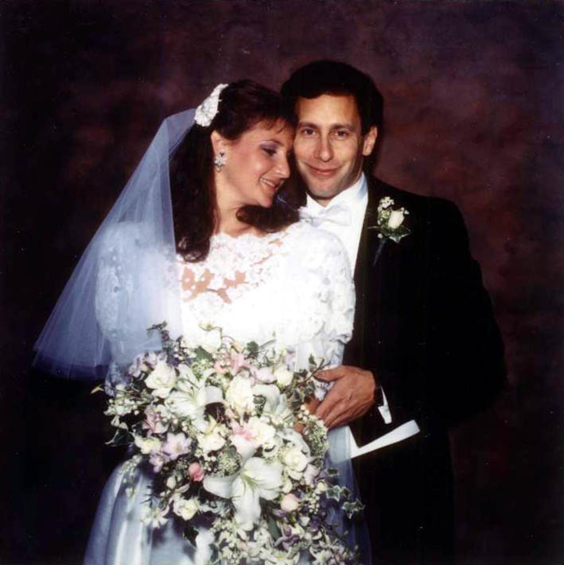 Robert and Laura Langer at their wedding