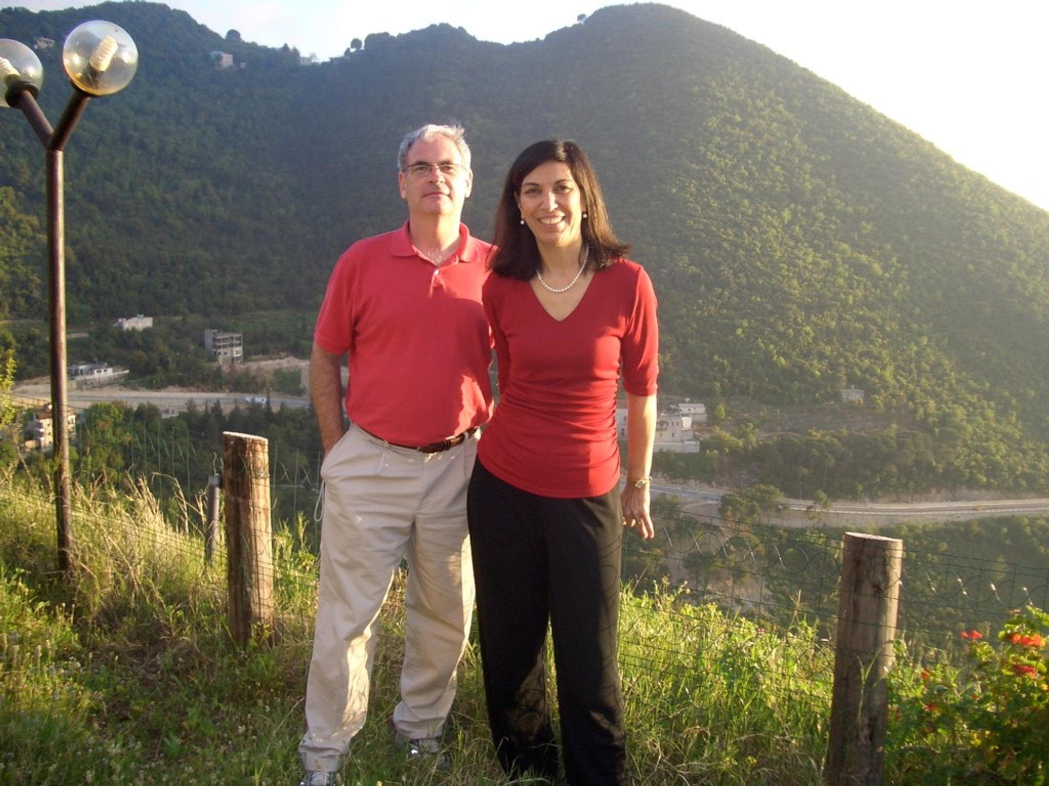 Me with Huda in Lebanon, 2009