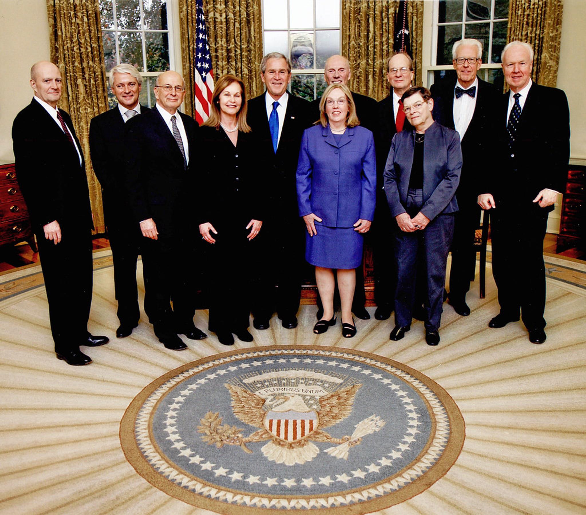 2008 Kavli Prize laureates visiting the White House