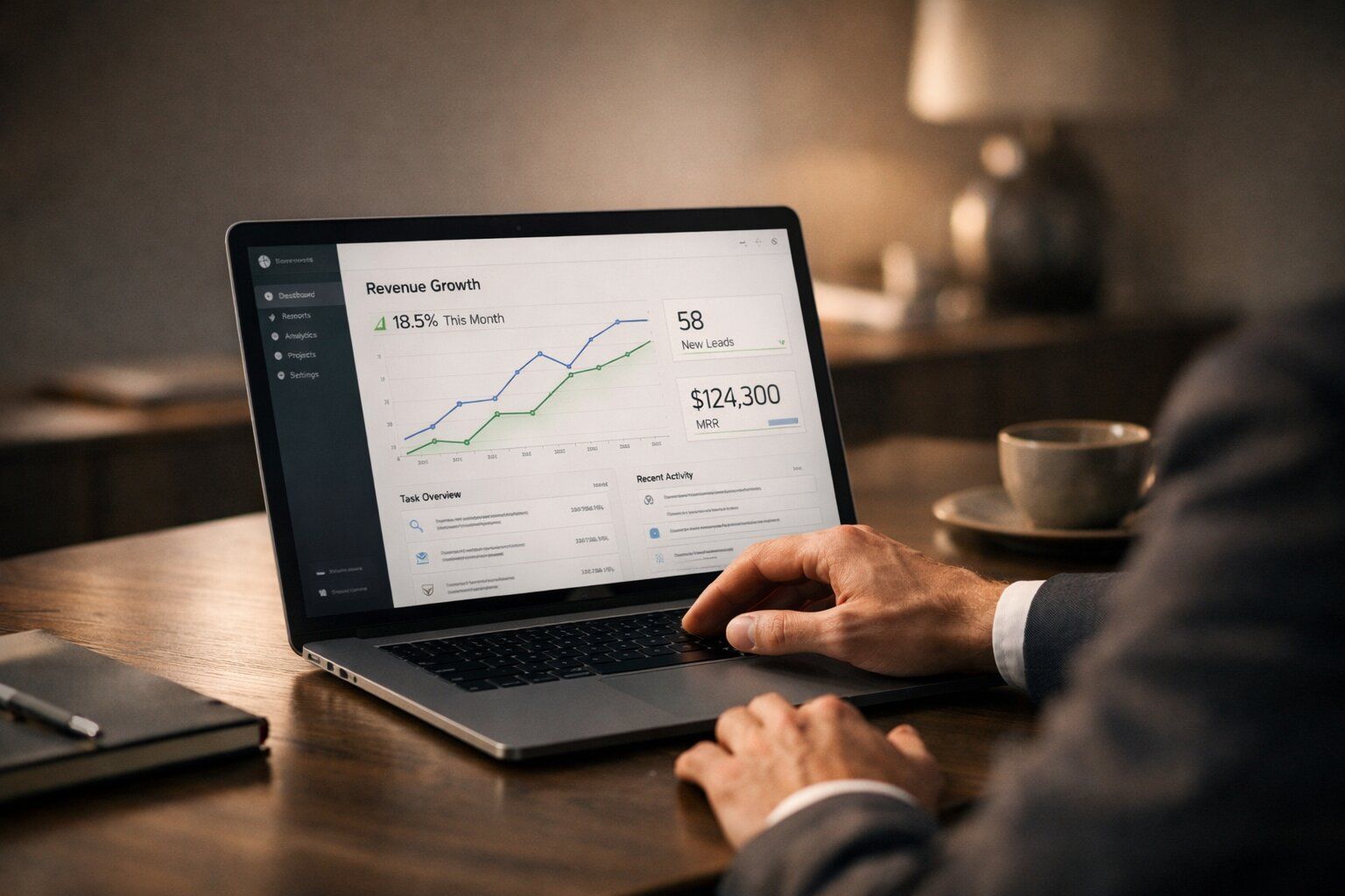 SaaS B2B — CPA reduzido em 48% com reestruturação de Google Ads
