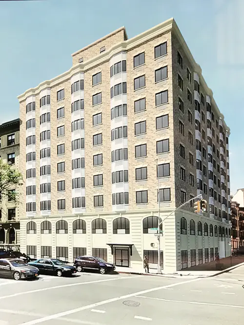 Bedford Arms apartment building at 1336 Bedford Avenue, Brooklyn