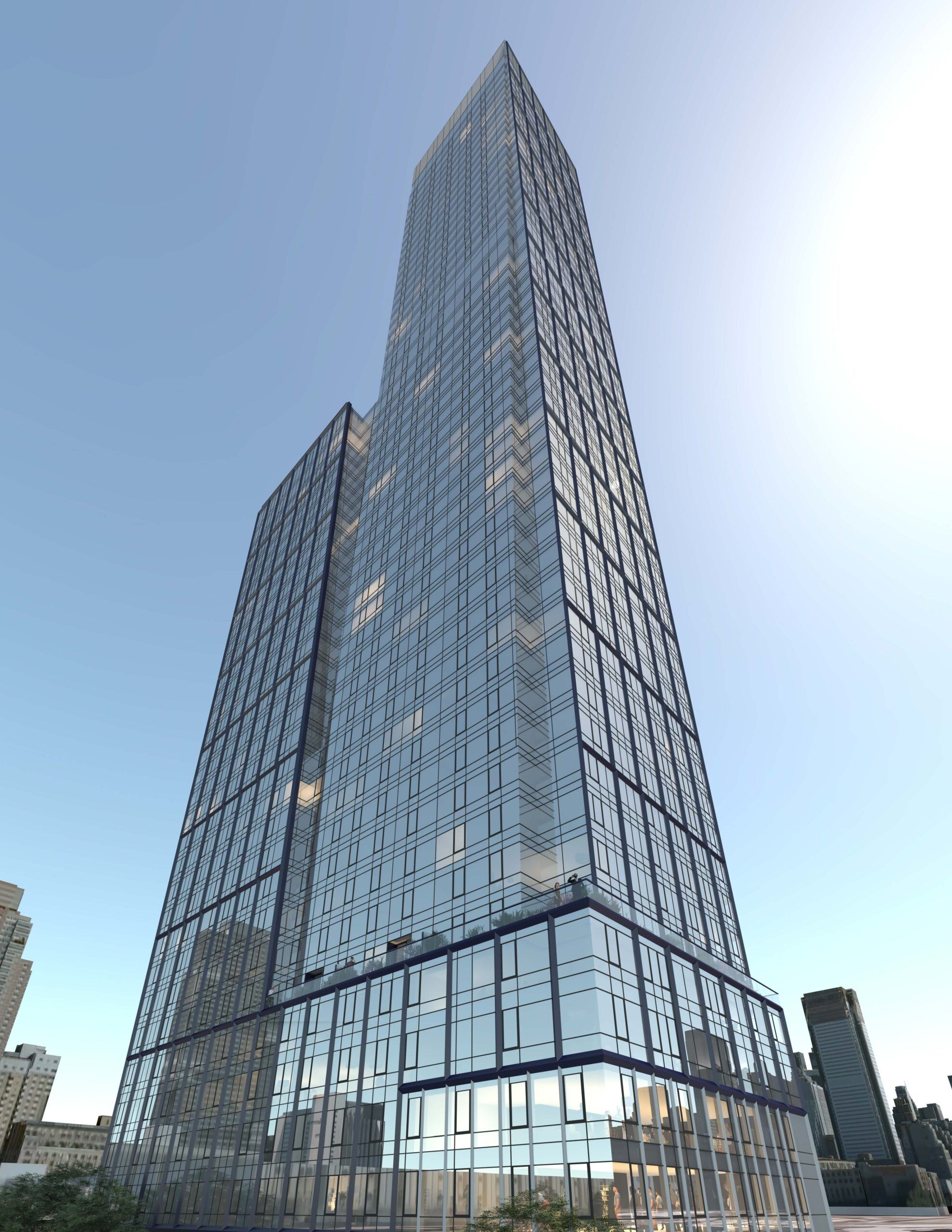 Lyra, a modern residential building in Manhattan