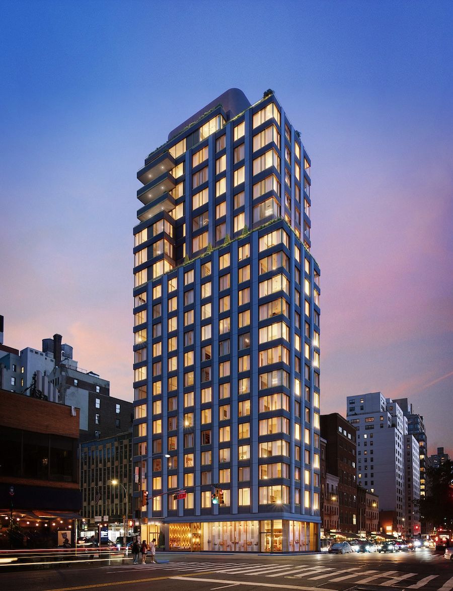 Gemma, a modern residential building in Manhattan