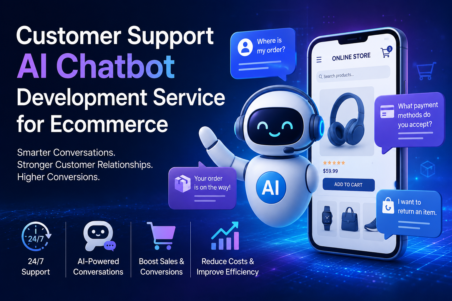 Customer Support AI Chatbot Development Service for Ecommerce: A Complete Guide to Smarter Customer Experiences