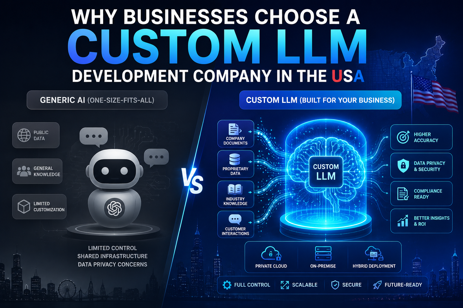 Why Businesses Choose a Custom LLM Development Company in the USA