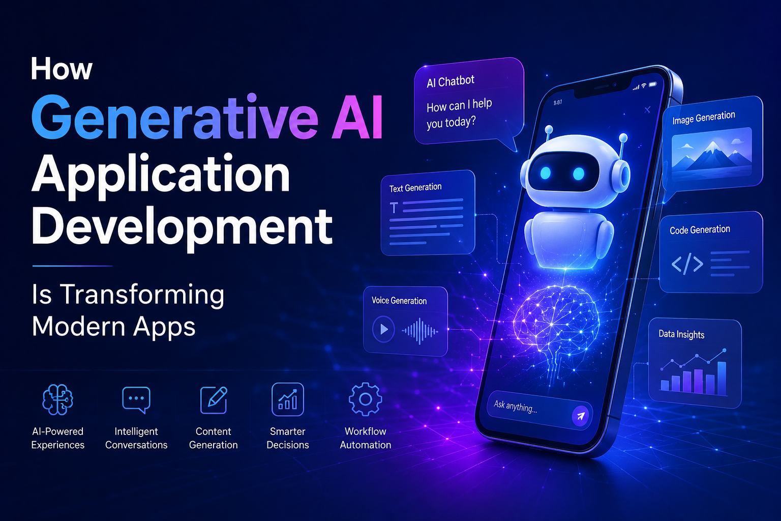 How Generative AI Application Development Is Transforming Modern Apps