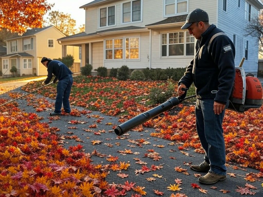 Residential Leaf Cleanup Residential Leaf Cleanup image