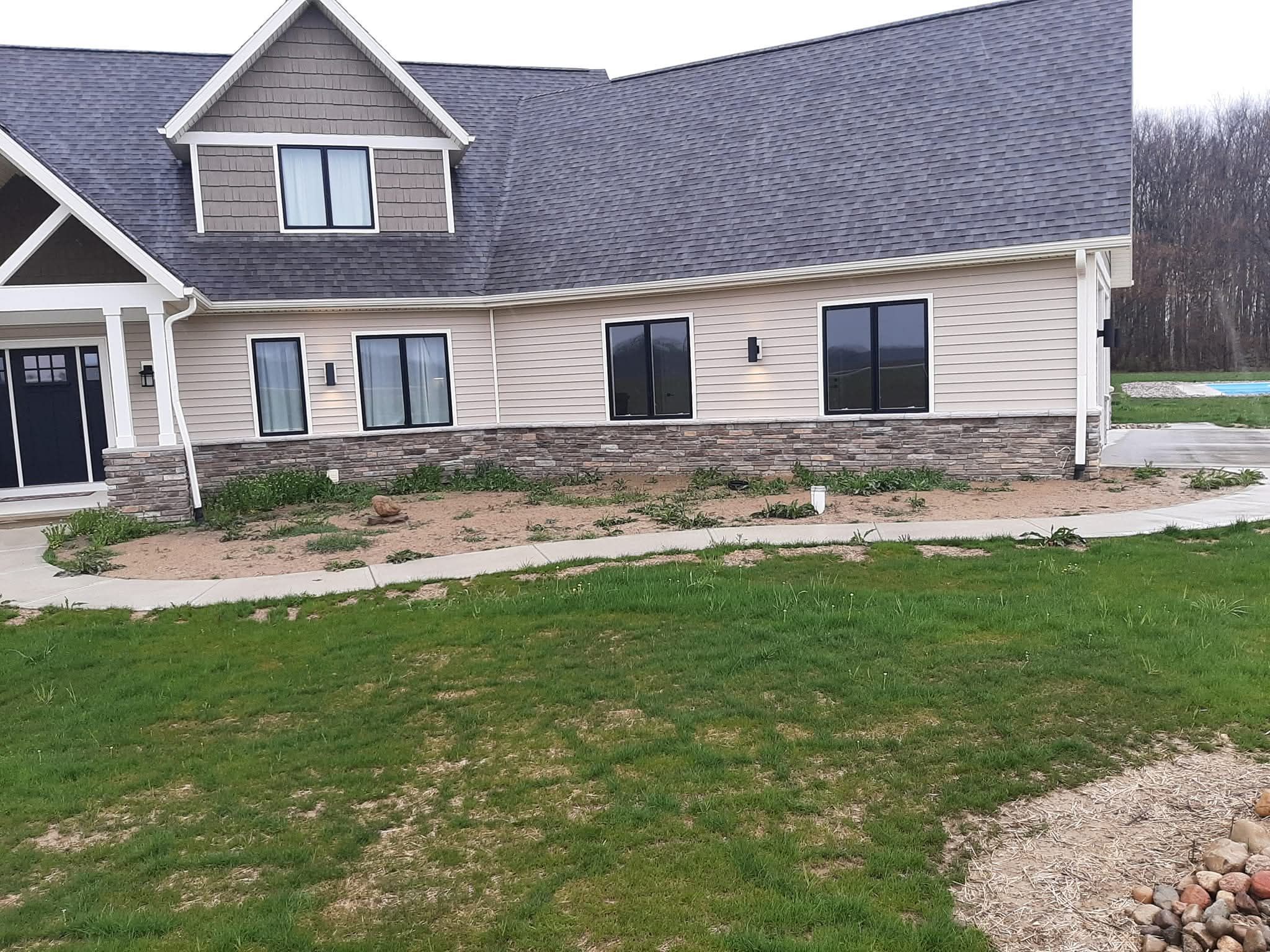 Before picture of front