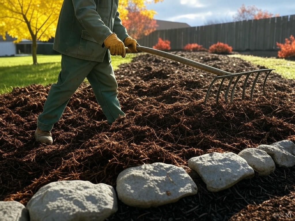 Mulch Spreading Services image