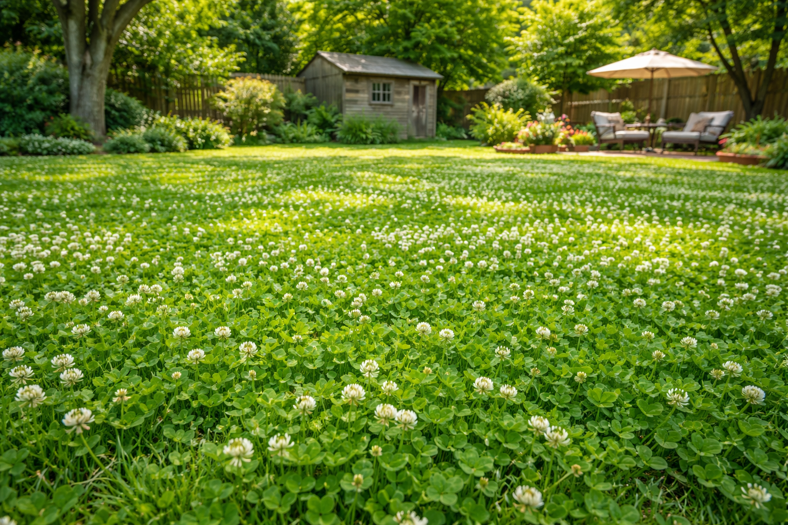 Clover In Yard