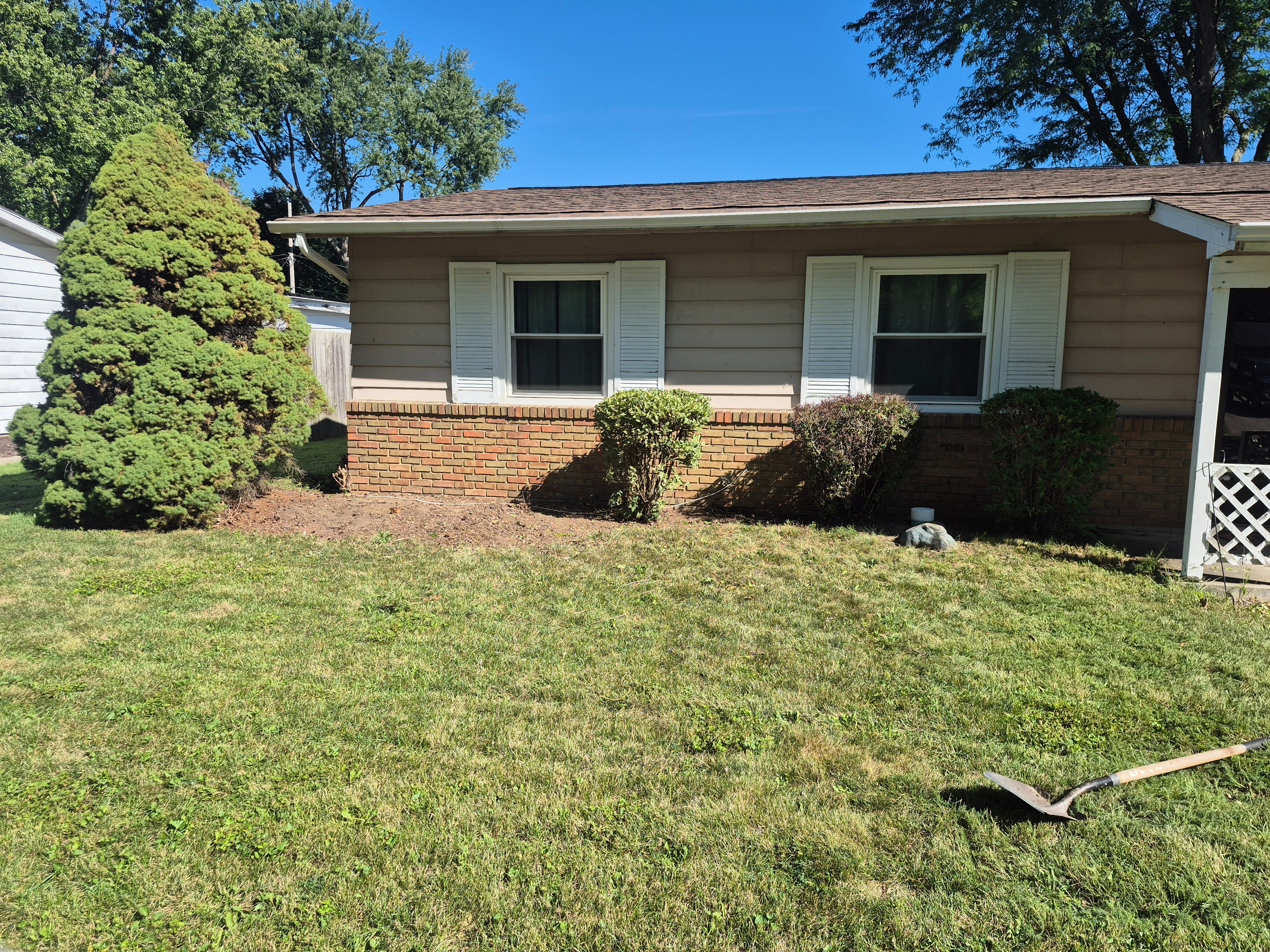 Front of House After Cleanup 