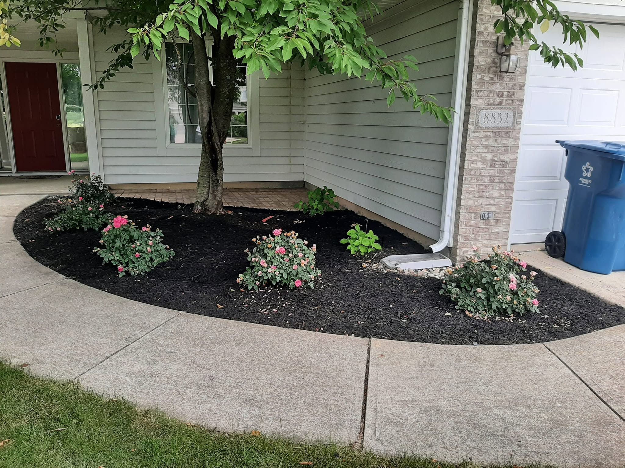 Front Of House With Sitting Patio