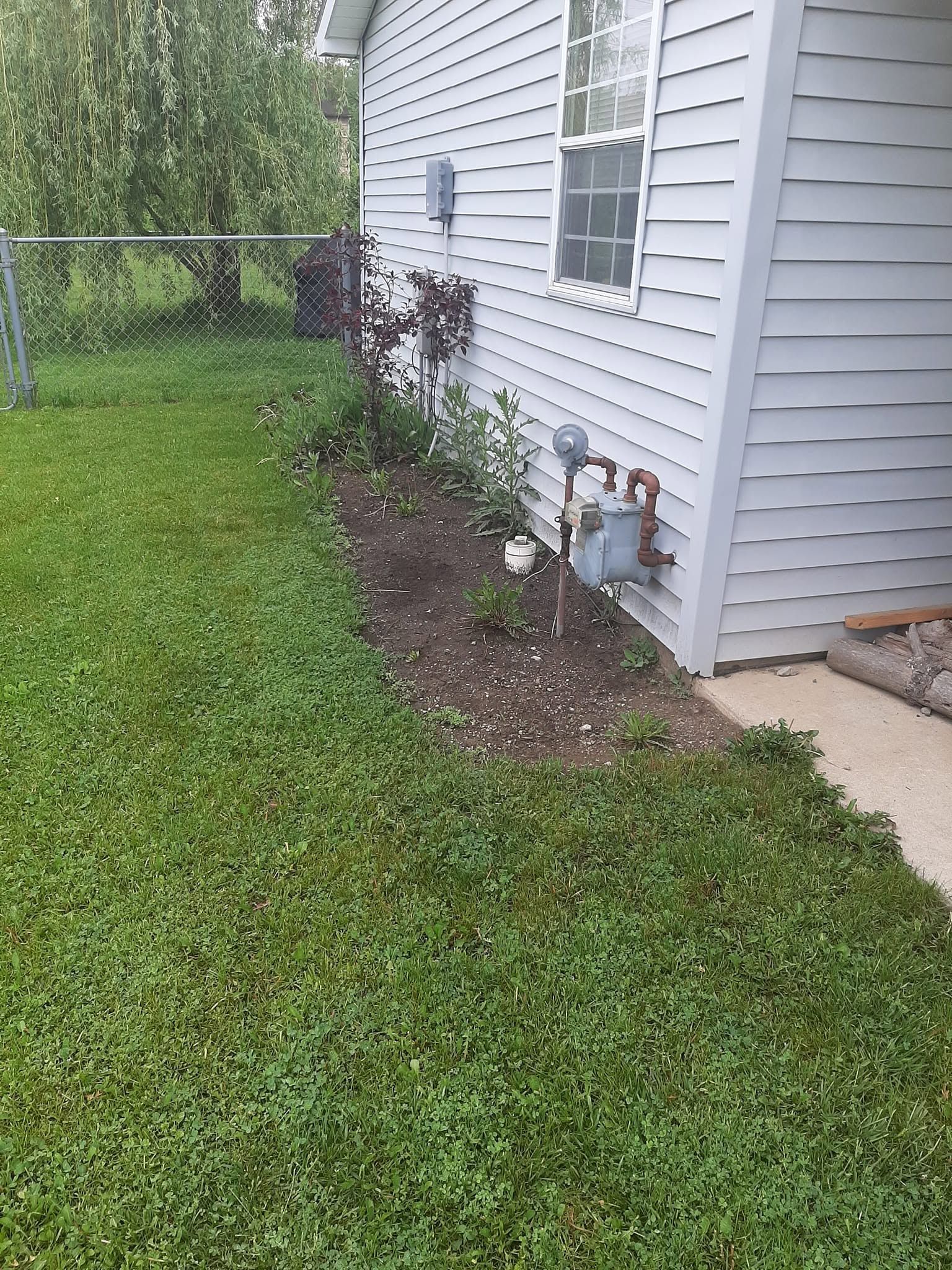 Side Of House Before