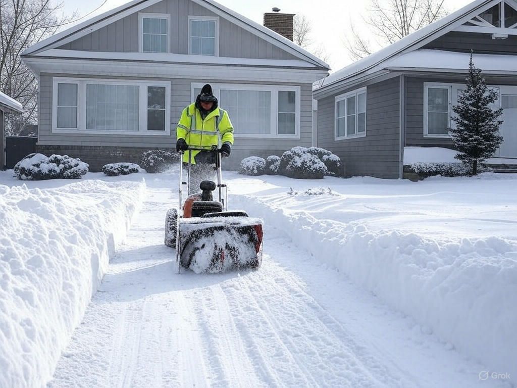 Residential Snow Plowing Residential Snow Plowing image
