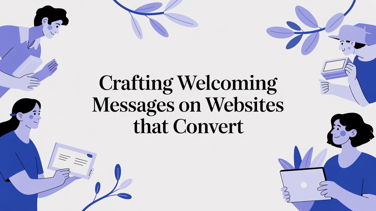Crafting Welcoming Messages on Websites That Convert