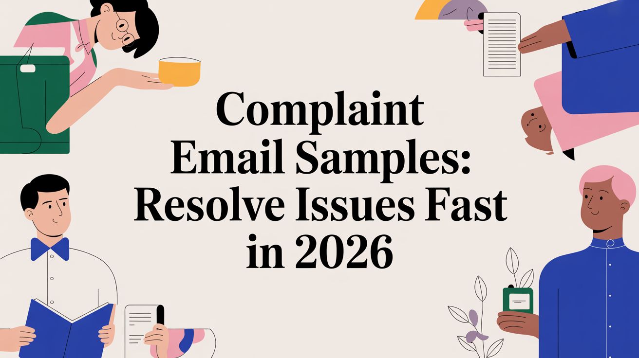 Complaint Email Samples: Resolve Issues Fast in 2026