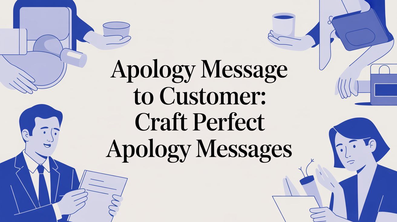 Apology message to customer: Craft Perfect Apology Messages