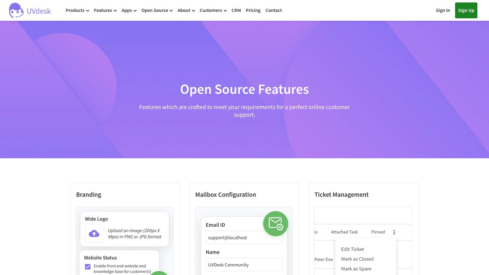 UVdesk (Open-source Community Edition)