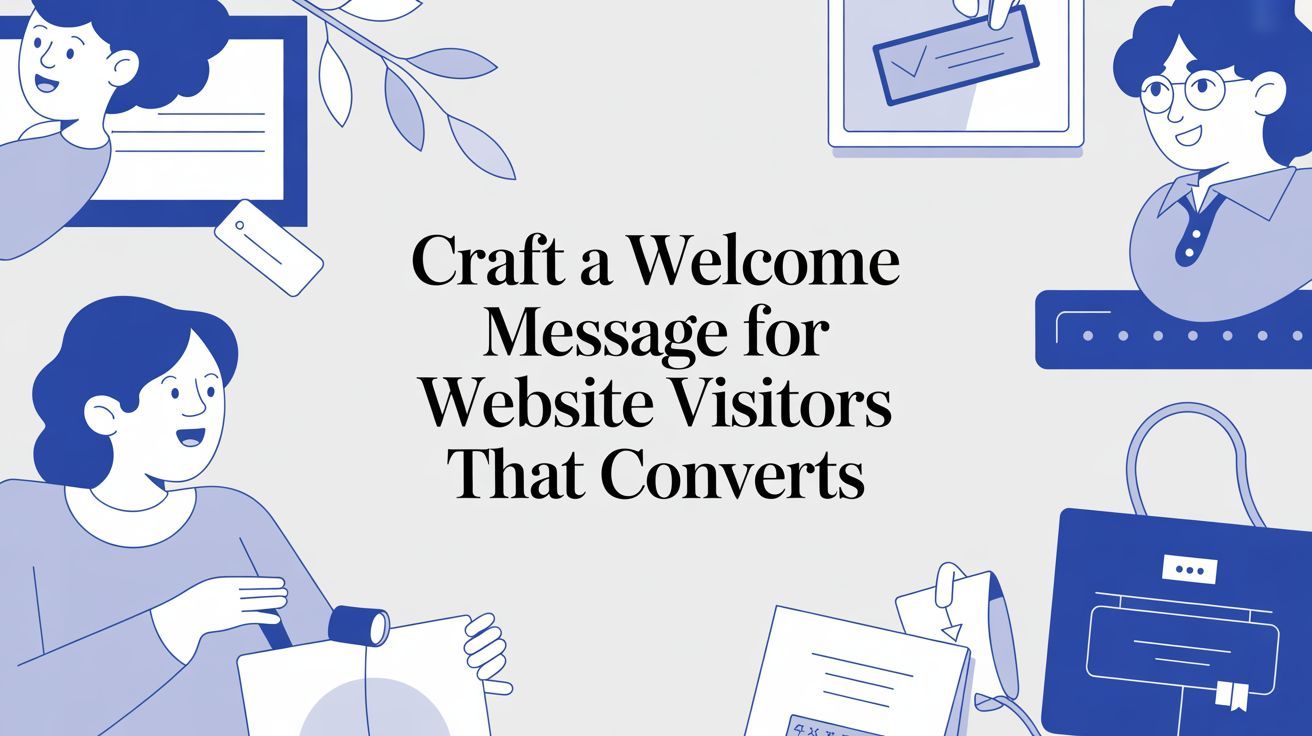 Craft a Welcome Message for Website Visitors That Converts