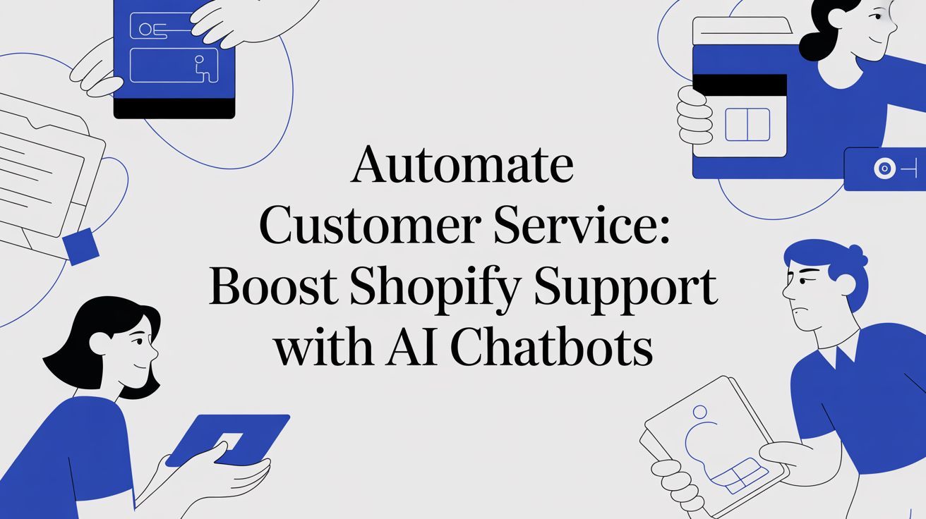 Automate customer service: Boost Shopify support with AI chatbots
